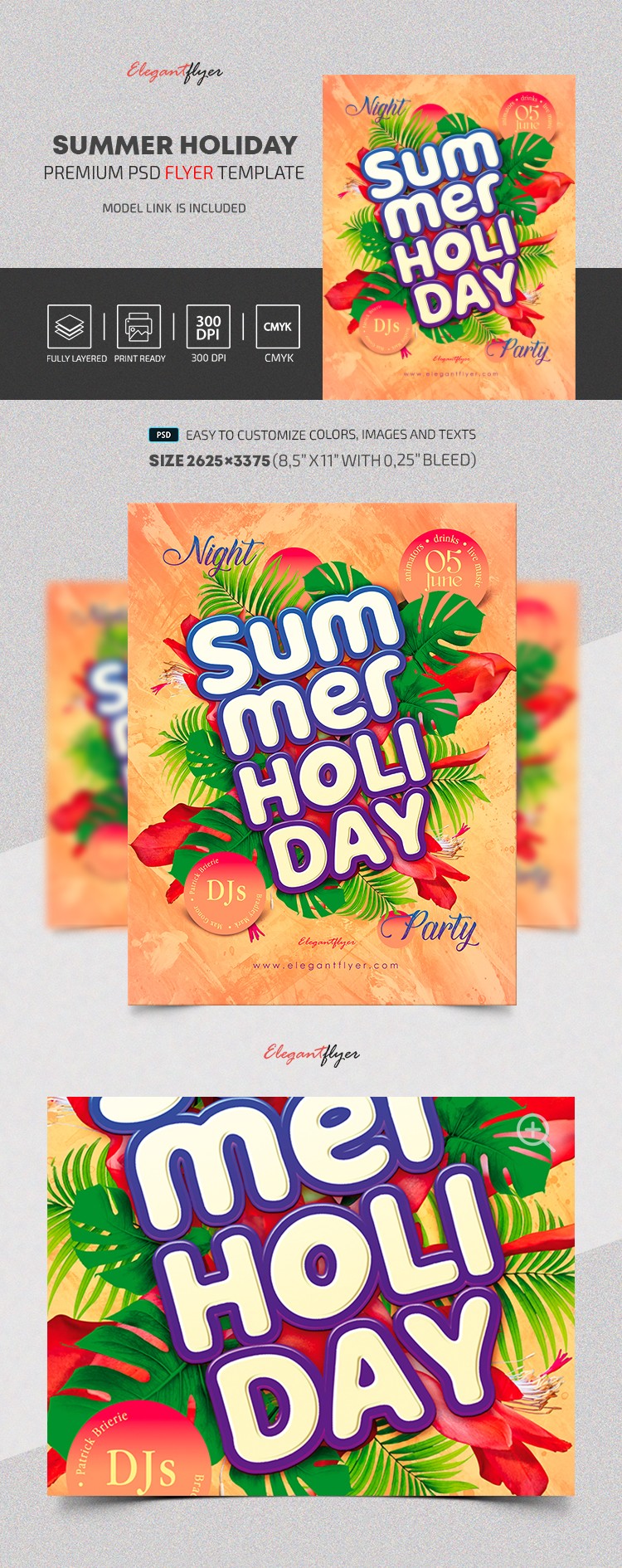 Summer Holiday Flyer by ElegantFlyer
