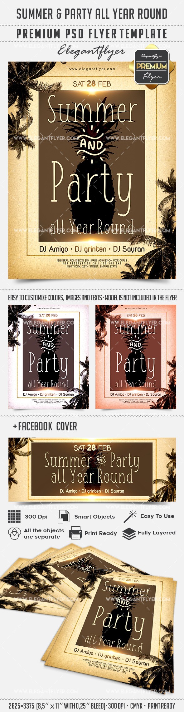 Summer & Party all Year Round by ElegantFlyer