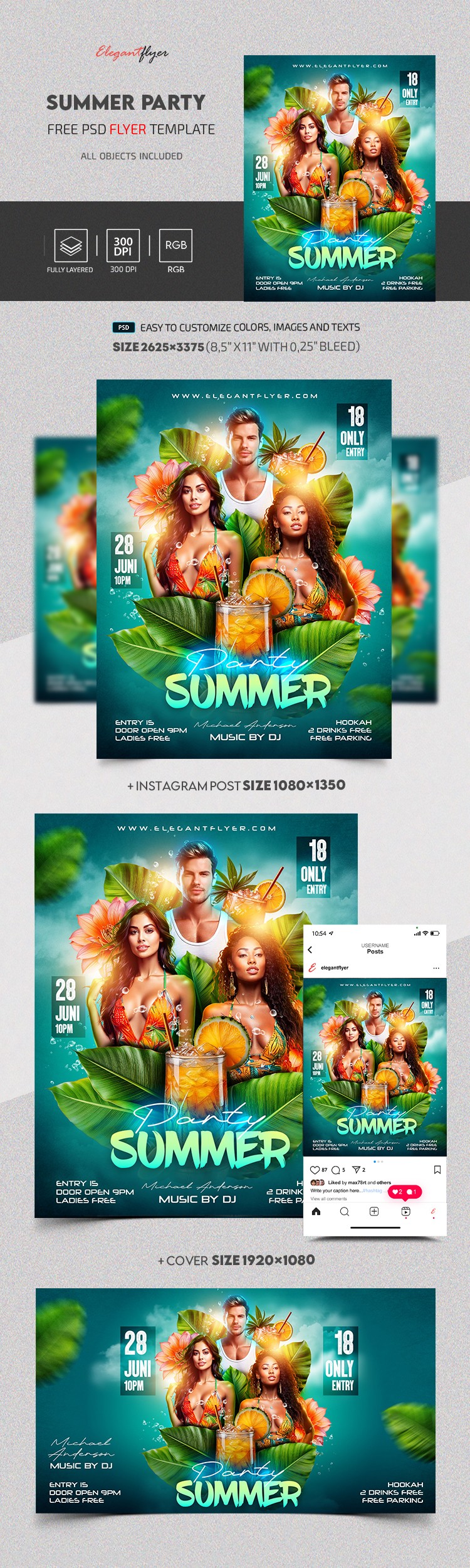 Summer Party by ElegantFlyer Summer Party by ElegantFlyer