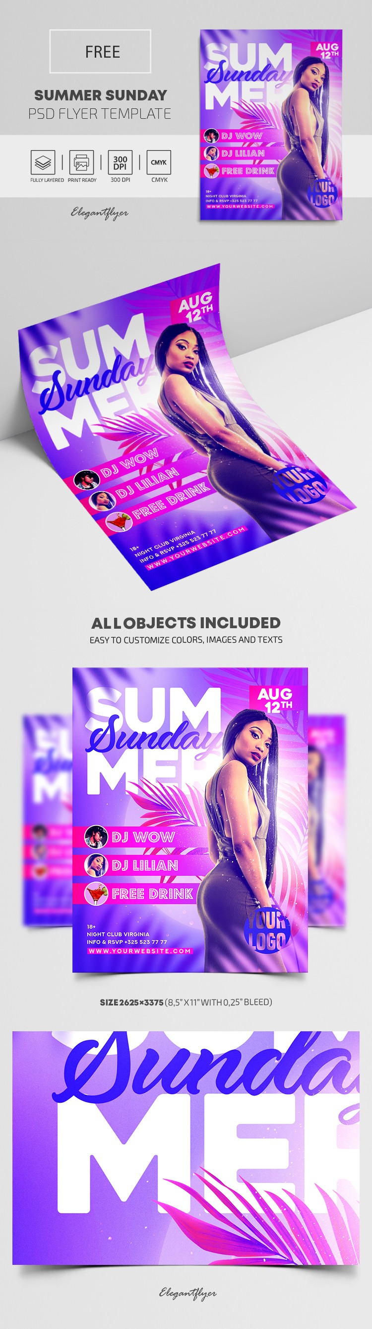 Summer Sunday Flyer by ElegantFlyer