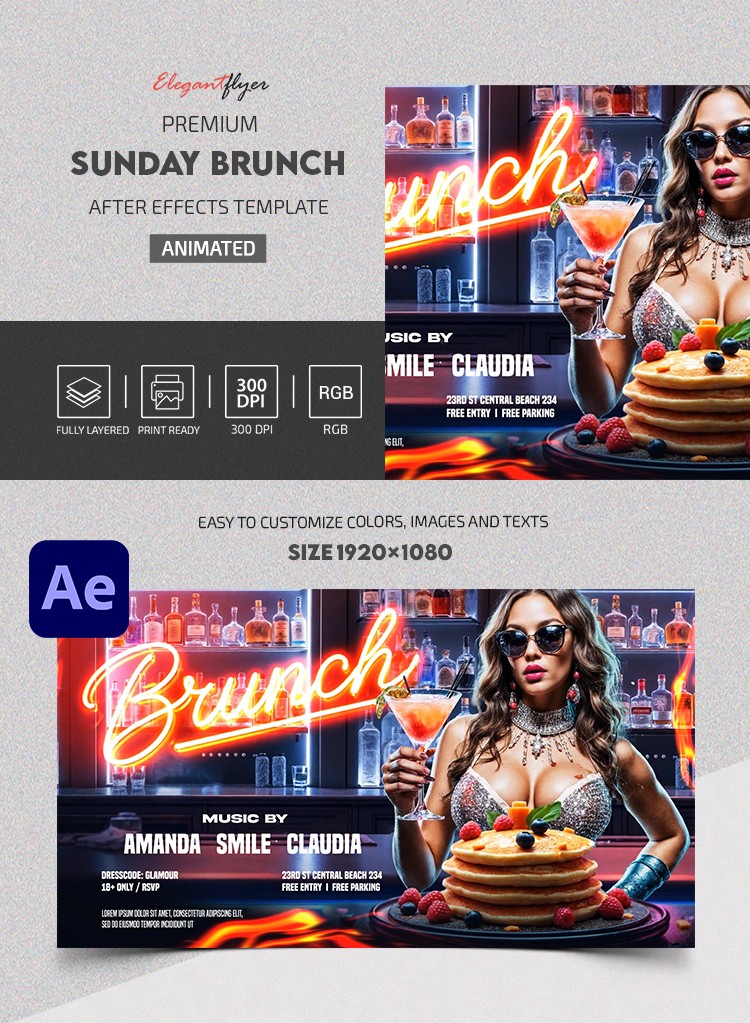 Sunday Brunch After Effects by ElegantFlyer