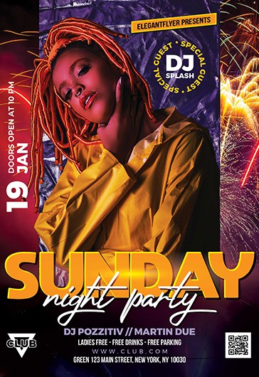 party poster template free