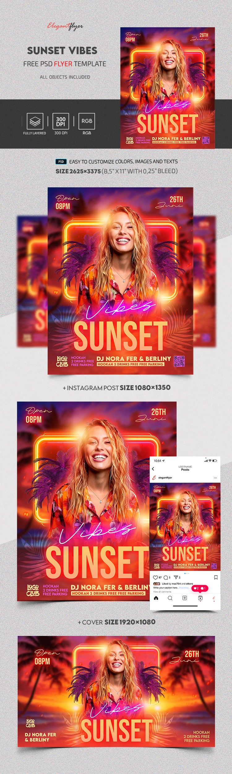 Sunset Vibes by ElegantFlyer Sunset Vibes by ElegantFlyer