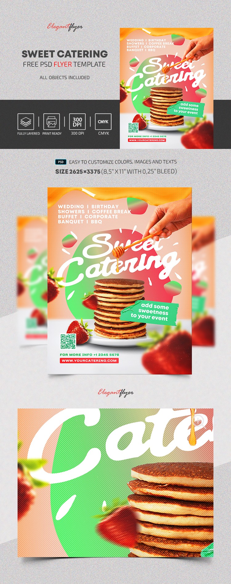 Sweet Catering Flyer by ElegantFlyer