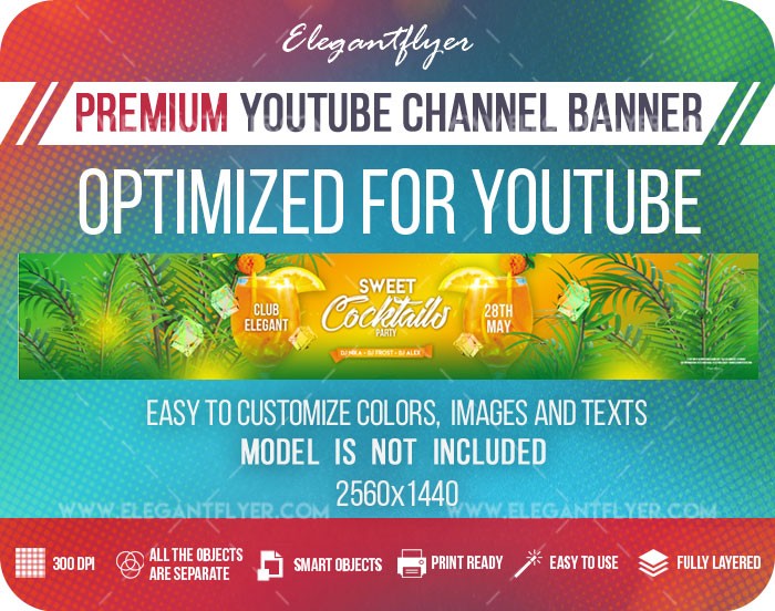 Dolce Cocktail Party Youtube by ElegantFlyer