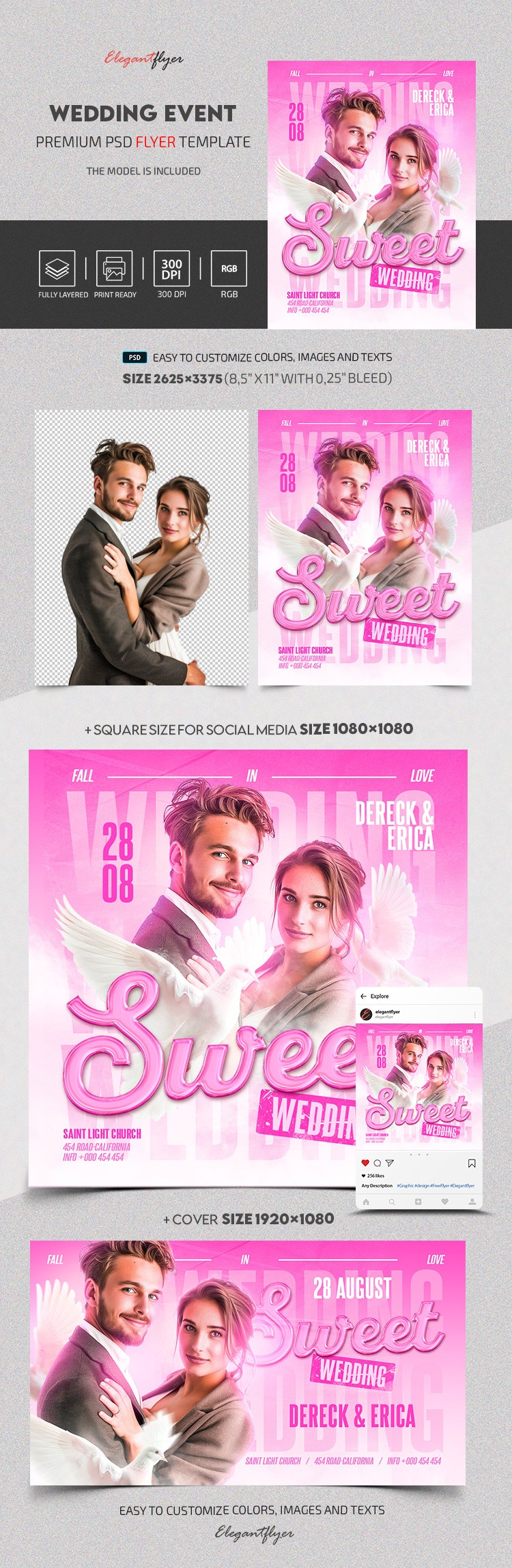 Casamento Doce by ElegantFlyer