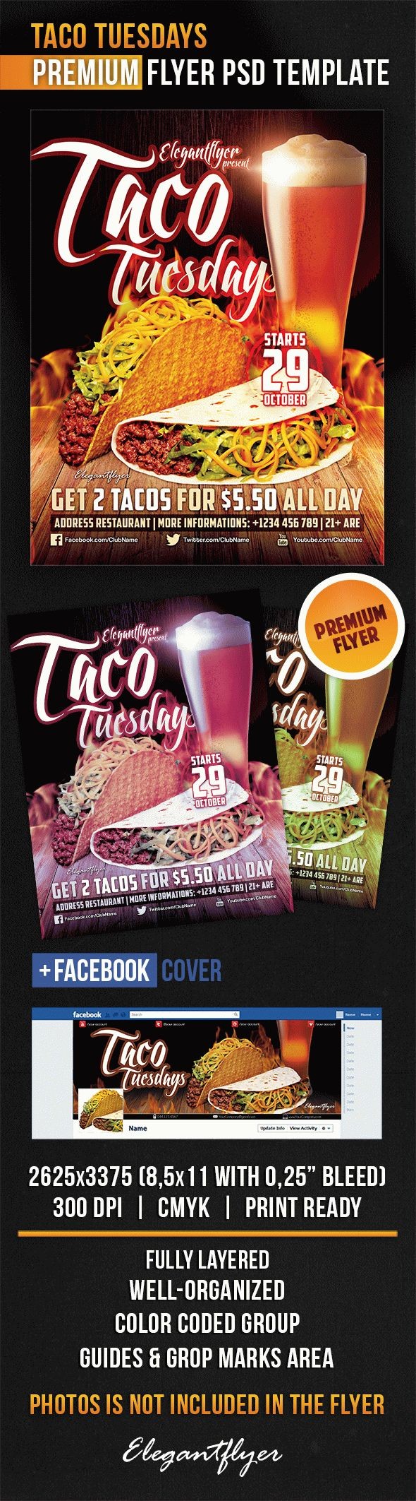 Taco Tuesdays by ElegantFlyer