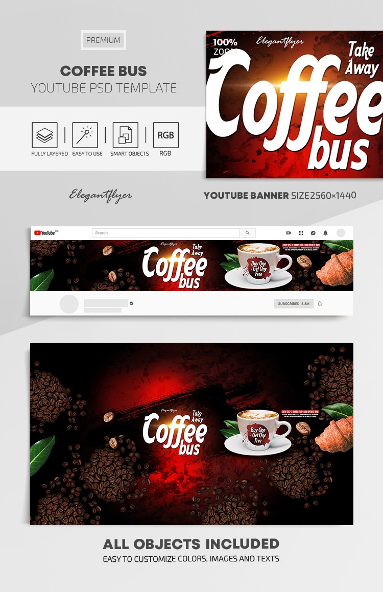 Caffè Bus Youtube by ElegantFlyer