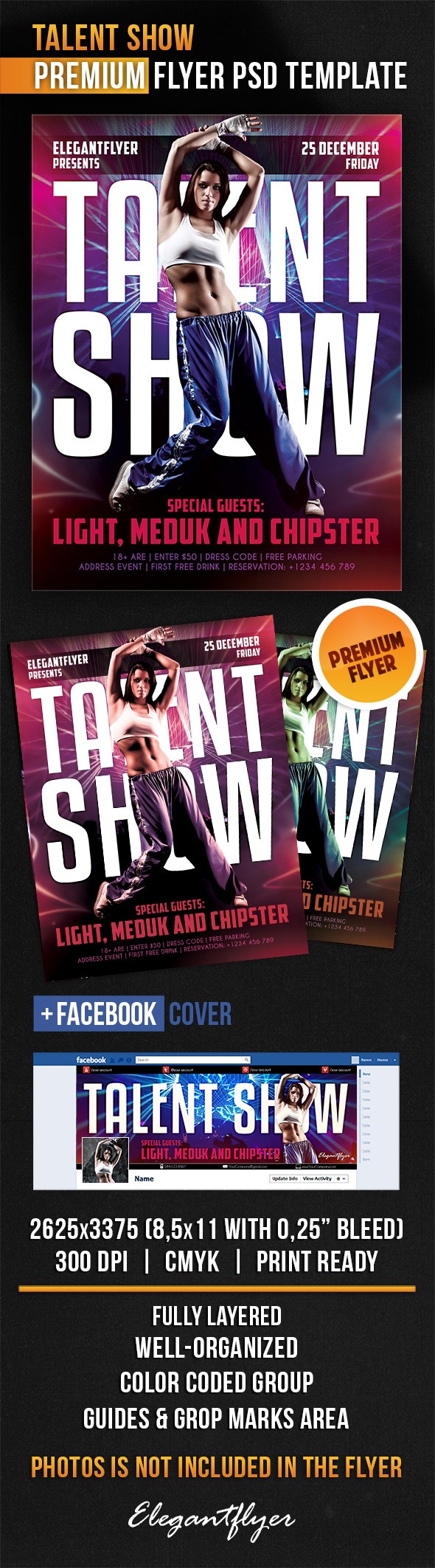 Copy of Talent Show Flyer Template  Talent show, Flyer design templates,  Flyer