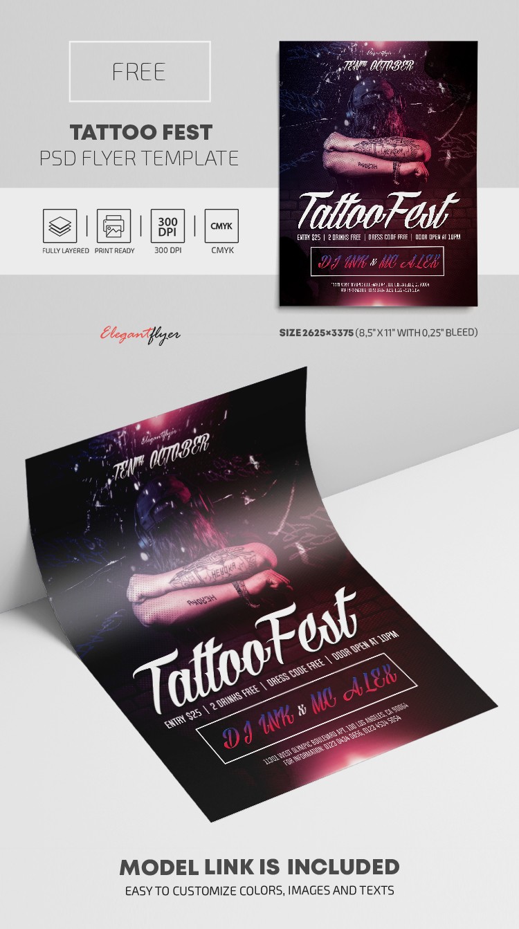 Tattoo Flyer Images - Free Download on Freepik