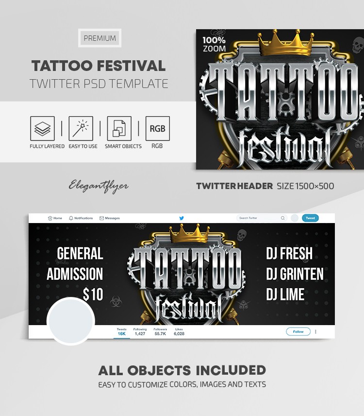 Festival de Tatuagem by ElegantFlyer
