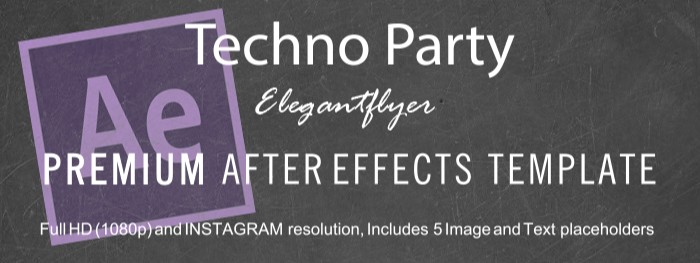 Techno After Effects by ElegantFlyer