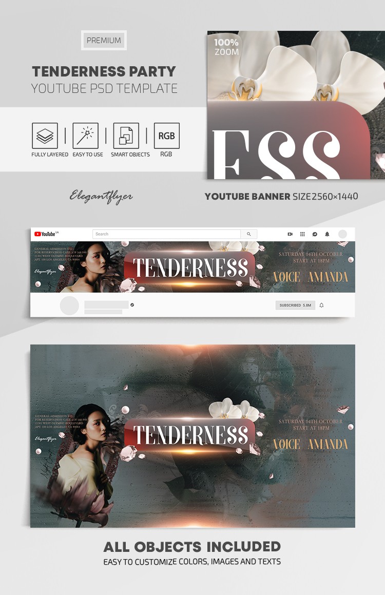 Festa Ternura Youtube by ElegantFlyer