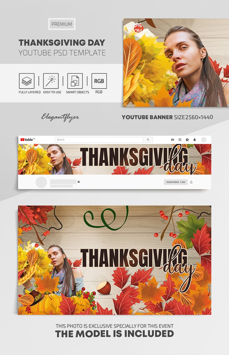 Thanksgiving-Tag Youtube by ElegantFlyer