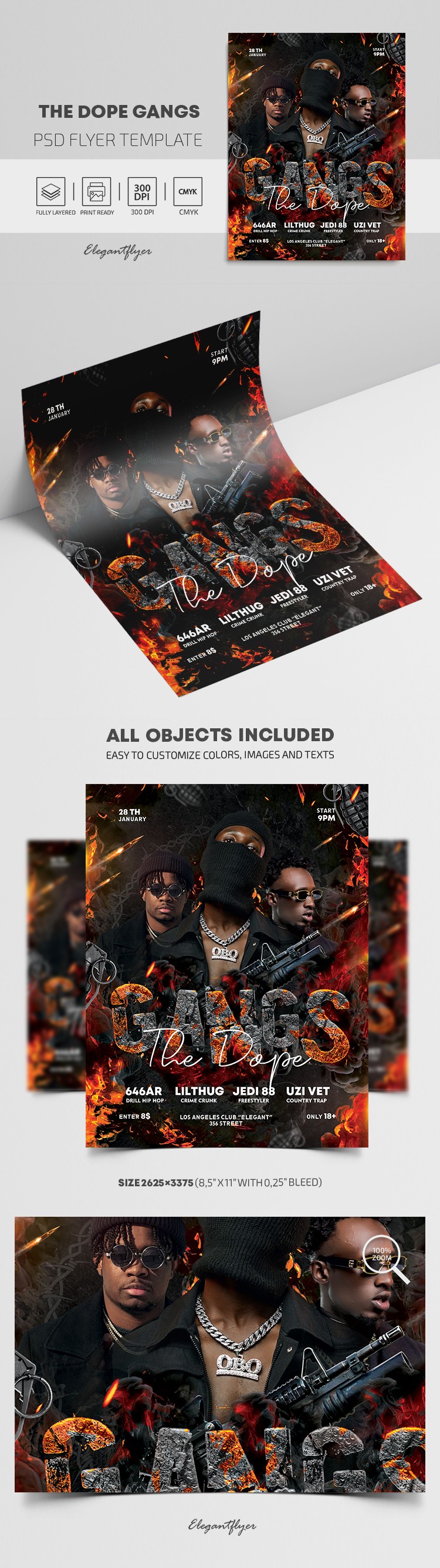 O Folheto das Gangues do Dope by ElegantFlyer