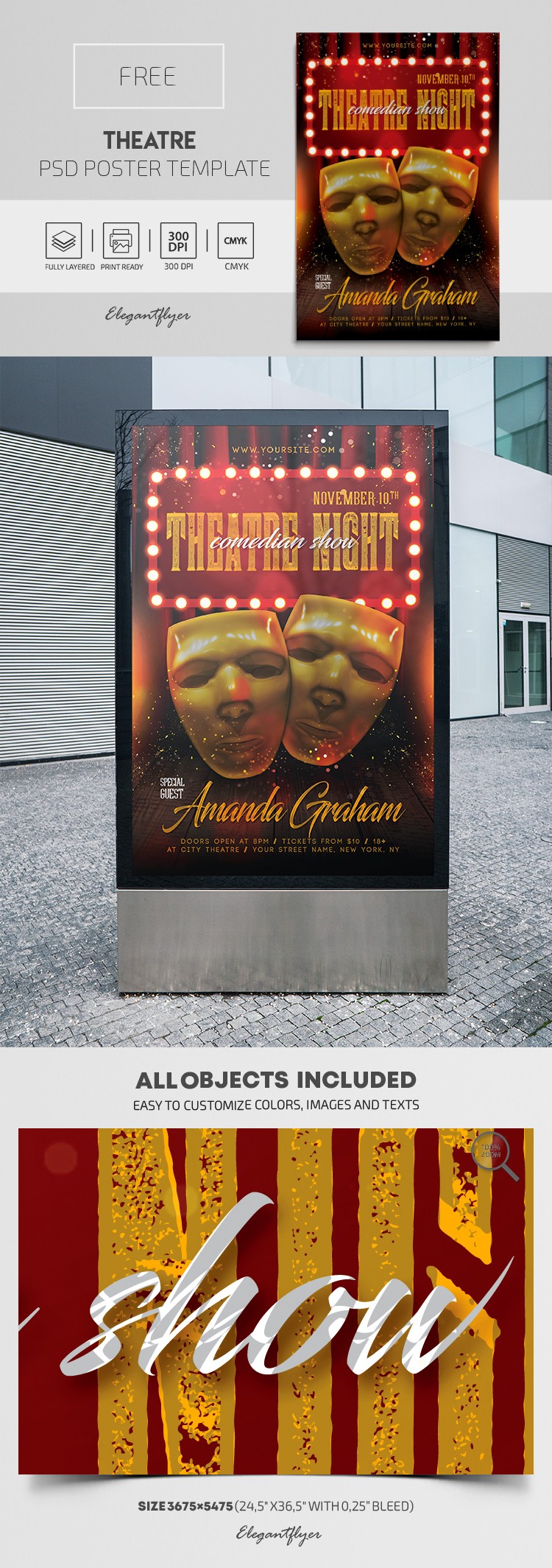 Theatre Poster by ElegantFlyer