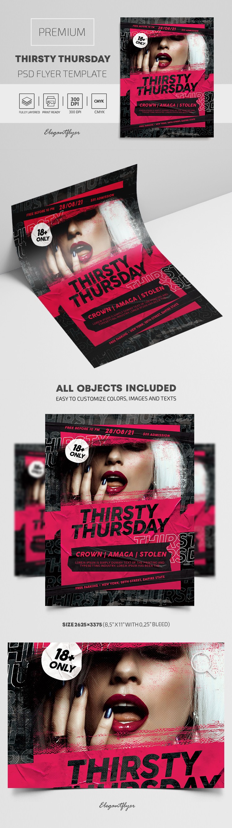 Thirsty Thursday Flyer by ElegantFlyer