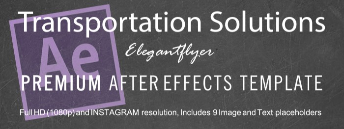 Transporte After Effects by ElegantFlyer