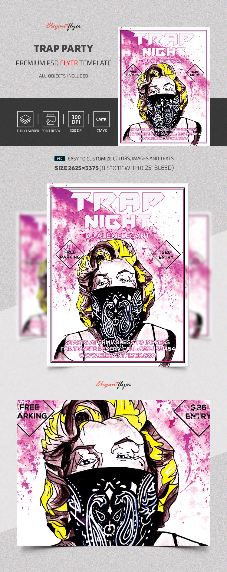 Trap Night by ElegantFlyer