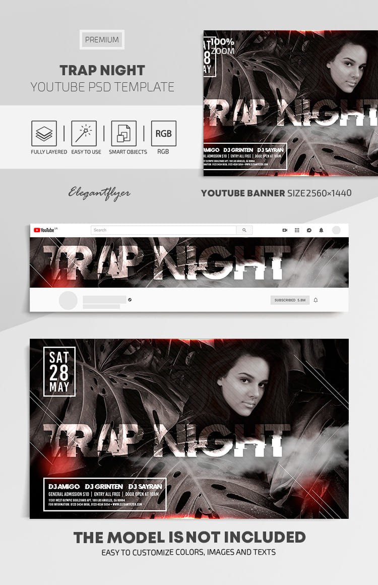 Trap Night Youtube by ElegantFlyer