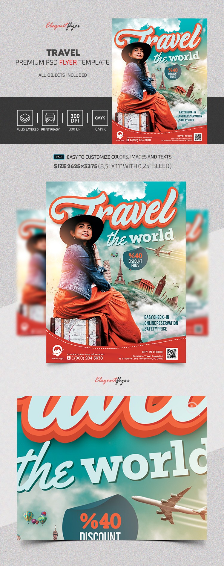 Travel Flyer by ElegantFlyer