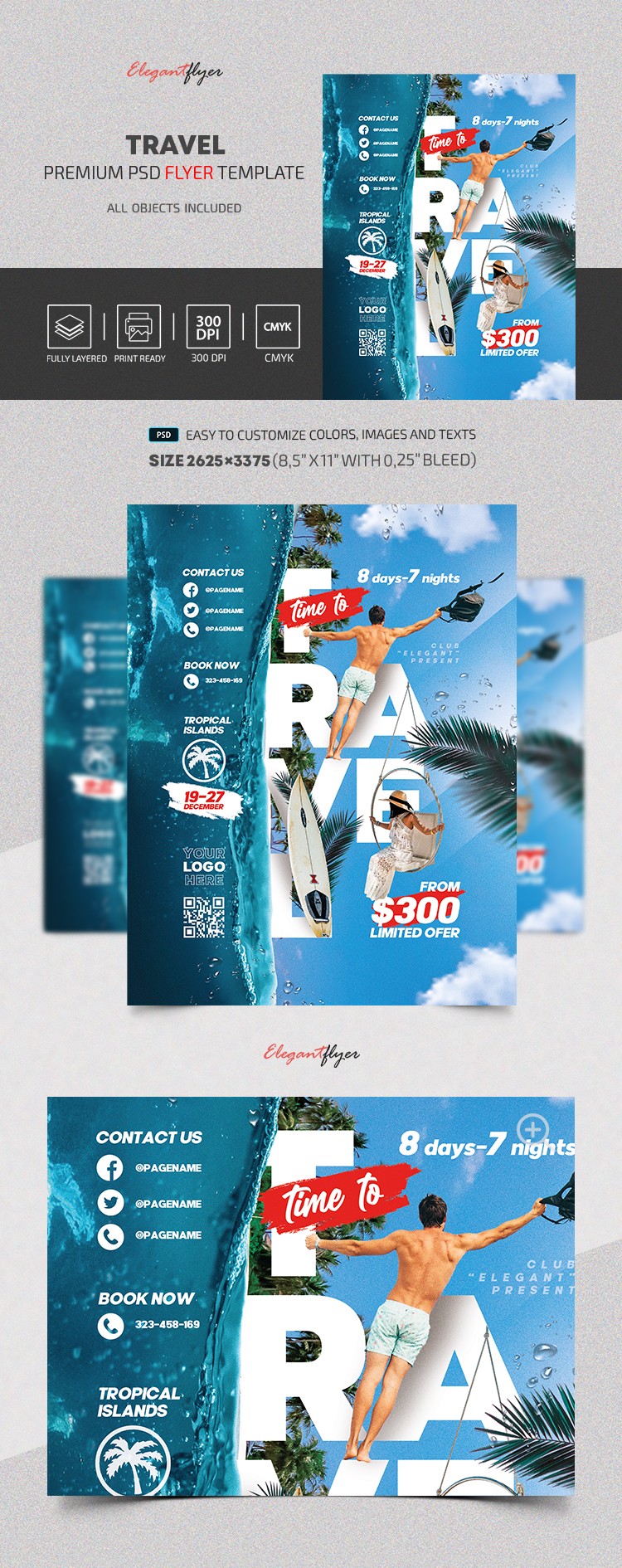 Travel Flyer by ElegantFlyer