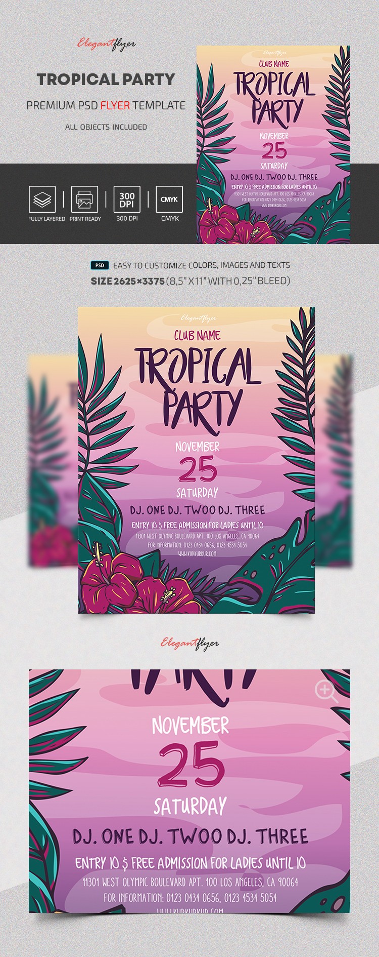 Tropical Party by ElegantFlyer