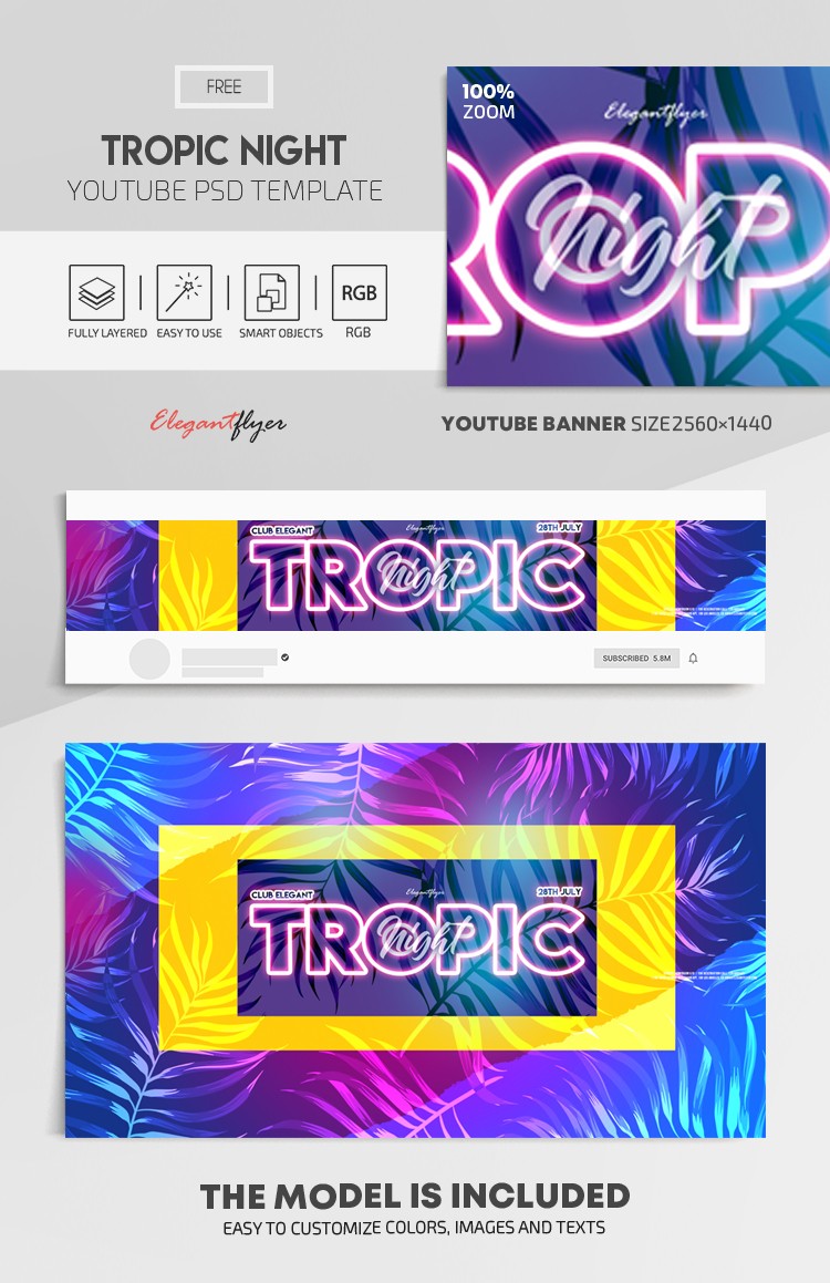 Tropic Night Youtube by ElegantFlyer