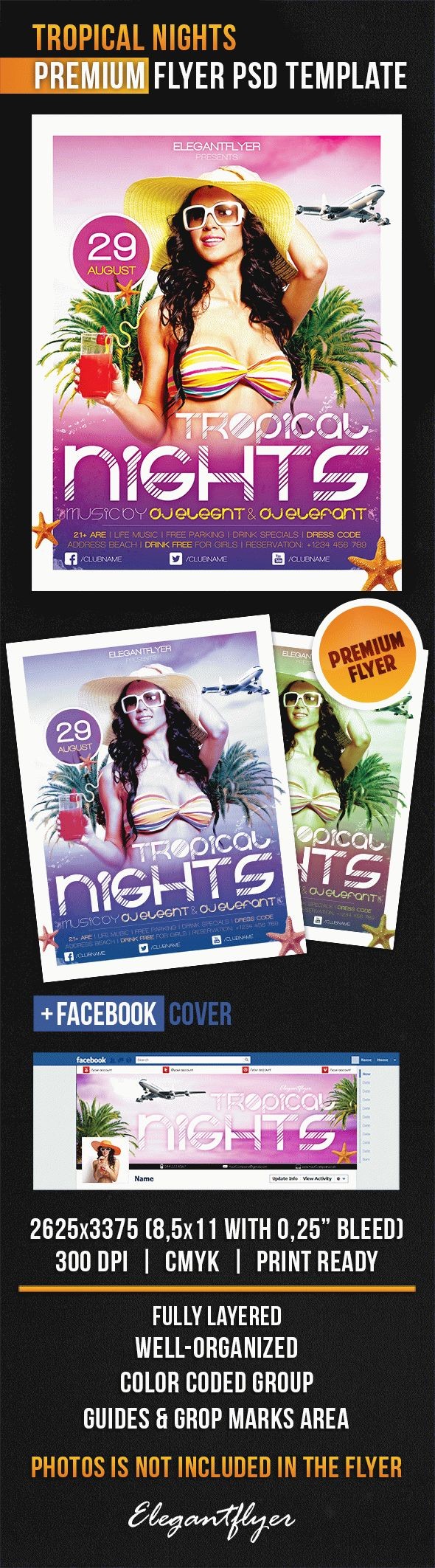 Noches tropicales by ElegantFlyer