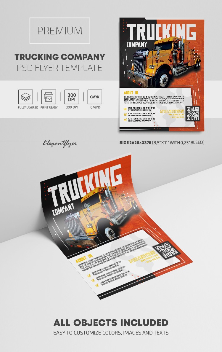 Trucking Company by ElegantFlyer