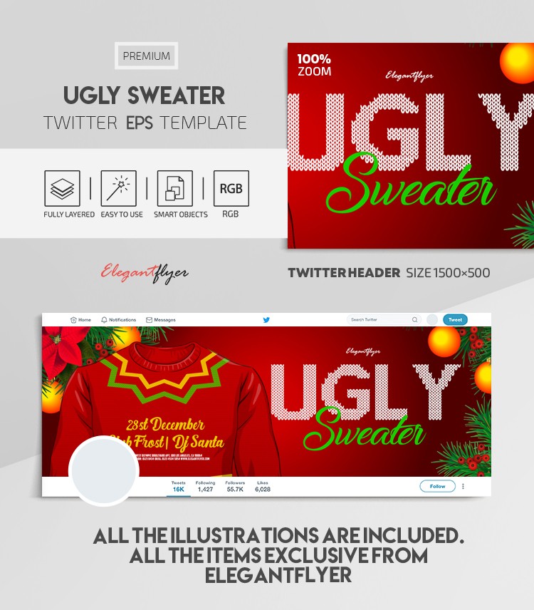 Ugly Sweater Twitter by ElegantFlyer