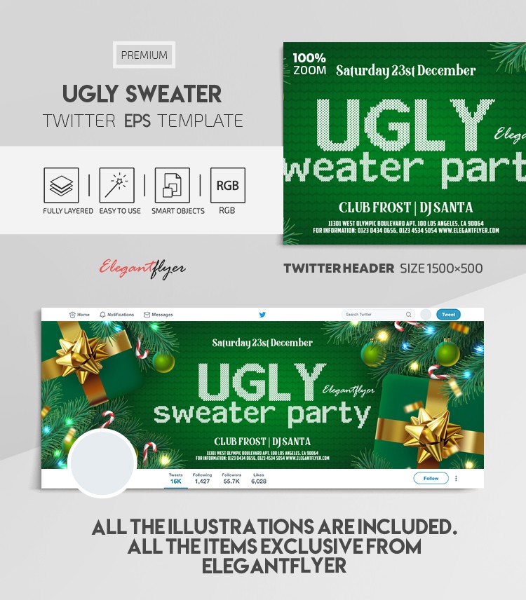 Ugly Sweater Twitter by ElegantFlyer