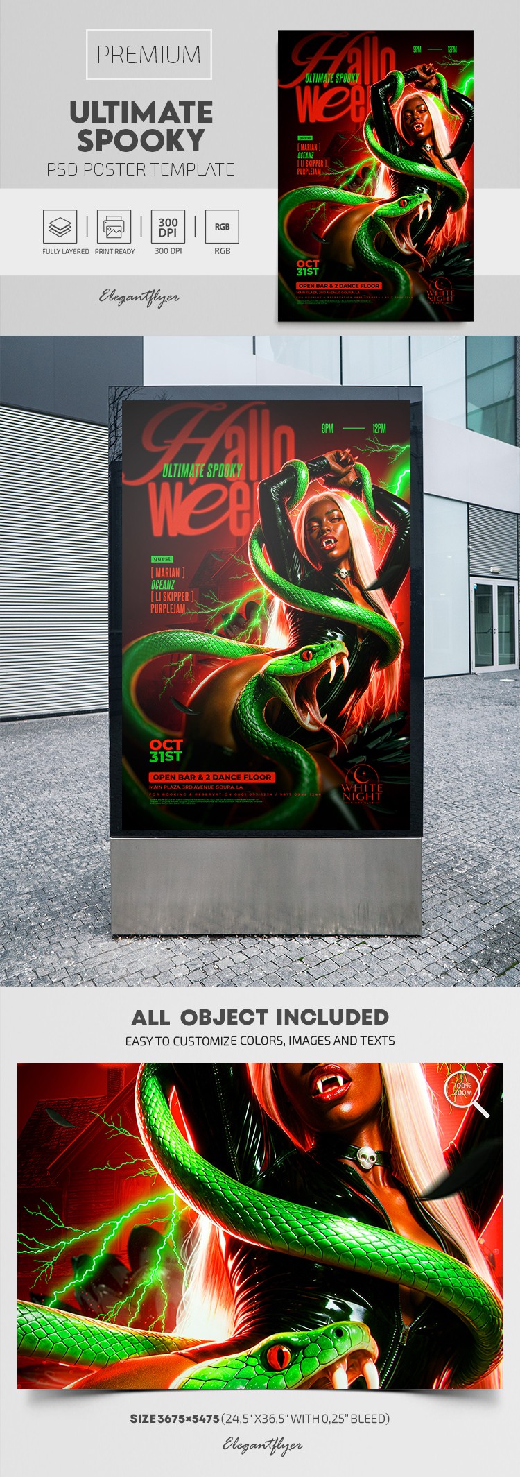 Ultimate Spooky Event Poster by ElegantFlyer