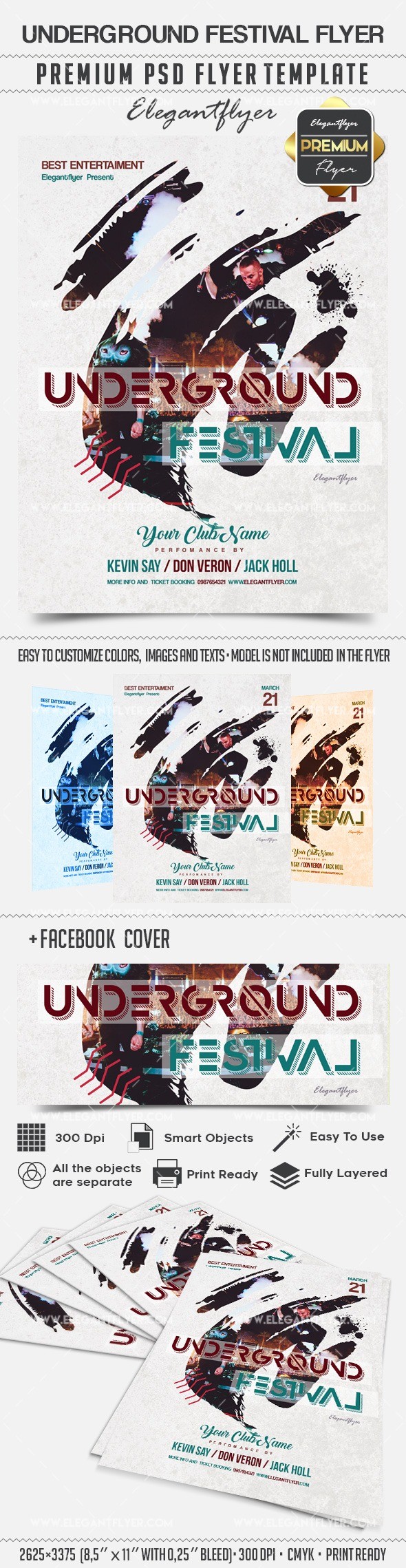 Festival Underground by ElegantFlyer