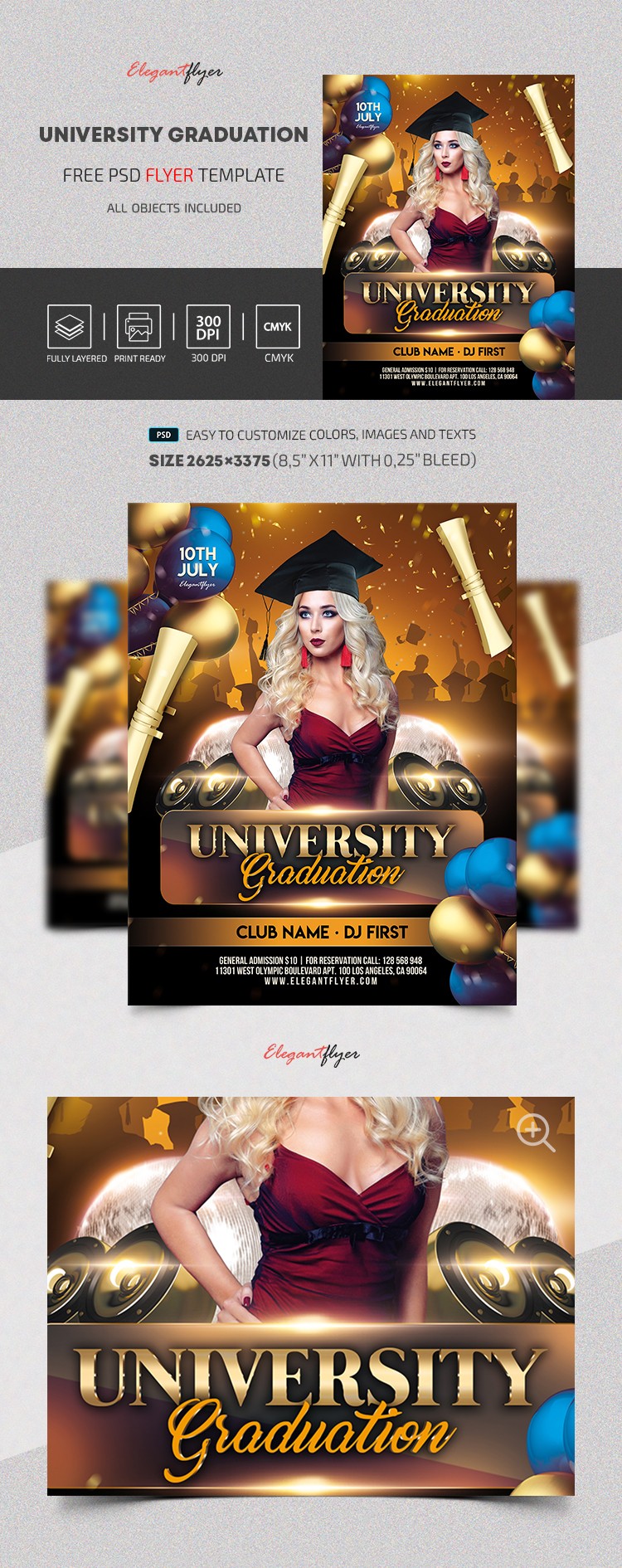 University Graduation by ElegantFlyer
