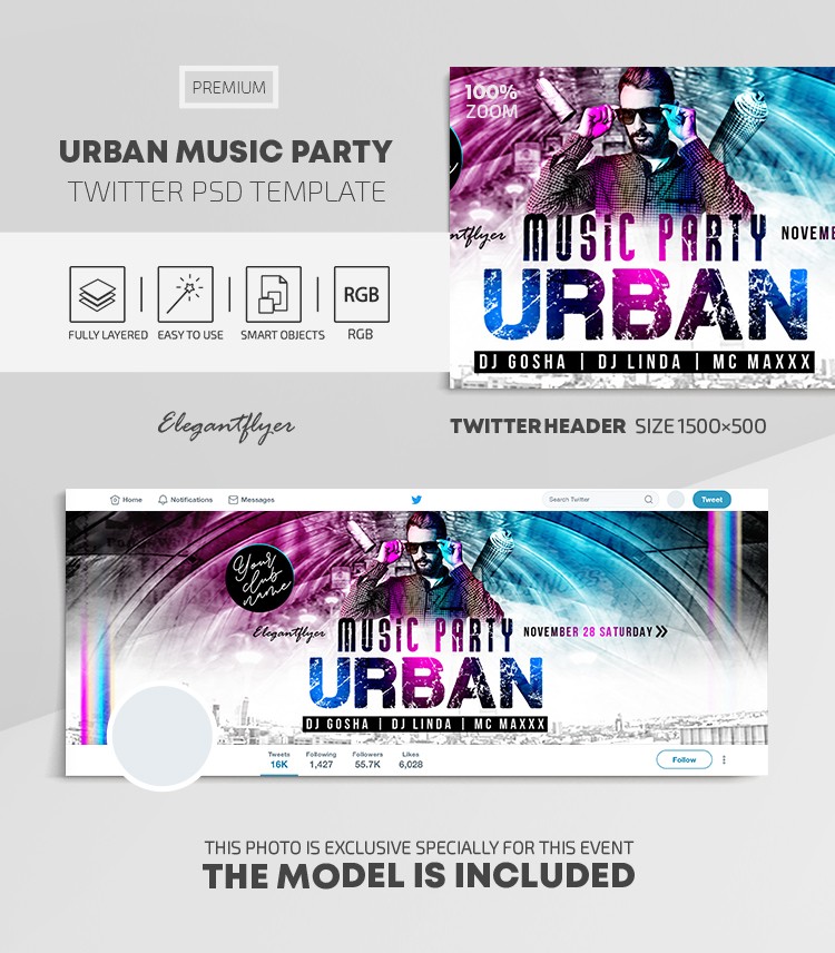 Fiesta de Música Urbana by ElegantFlyer