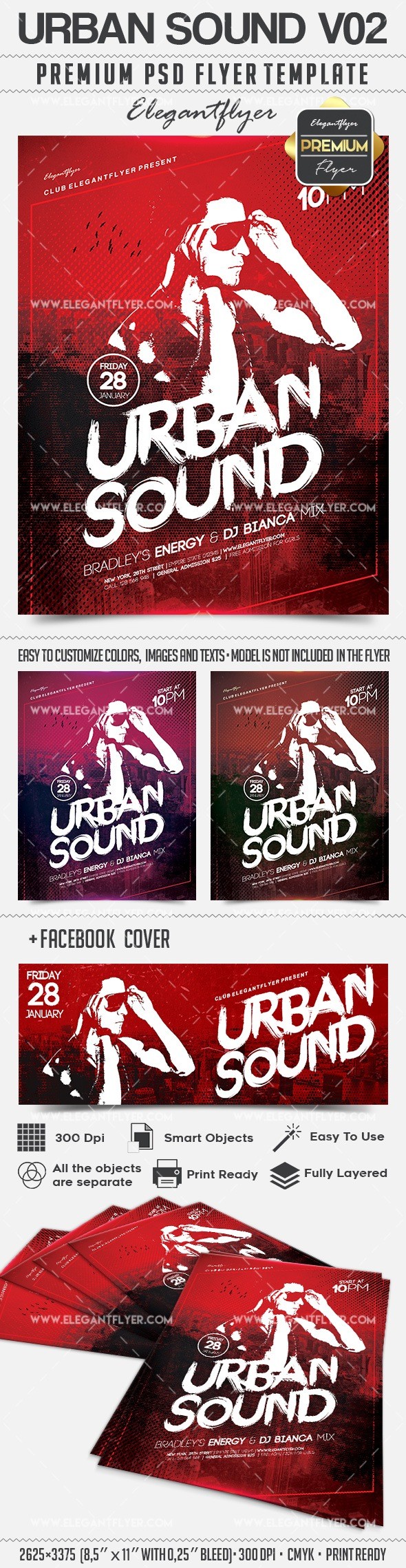 Sonido Urbano V02 by ElegantFlyer