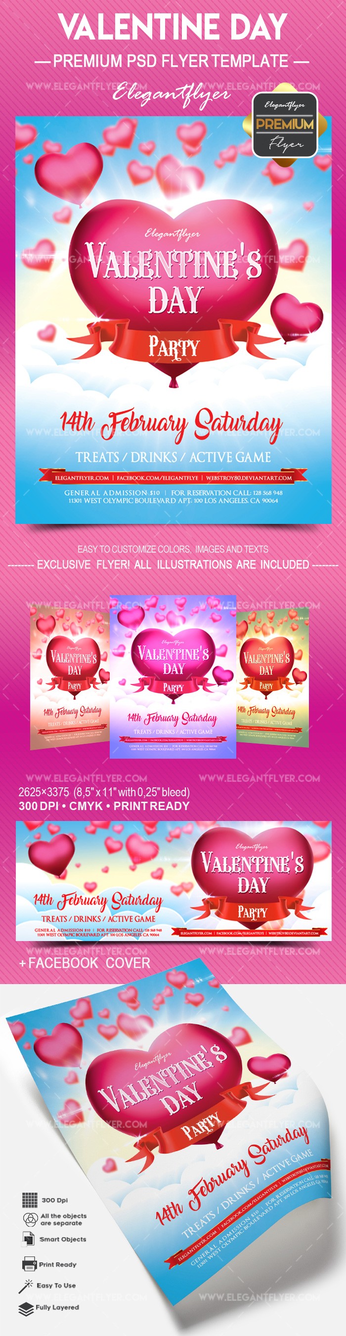 Valentine Day party by ElegantFlyer