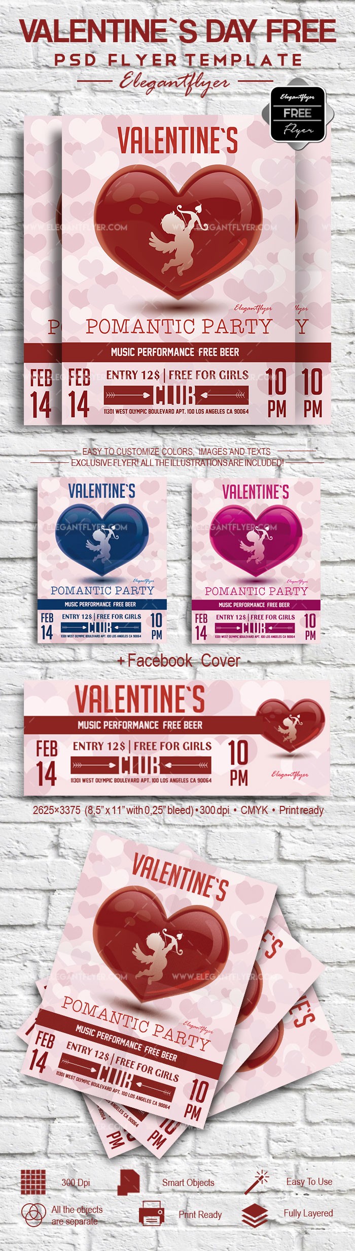 Valentine`s Day by ElegantFlyer