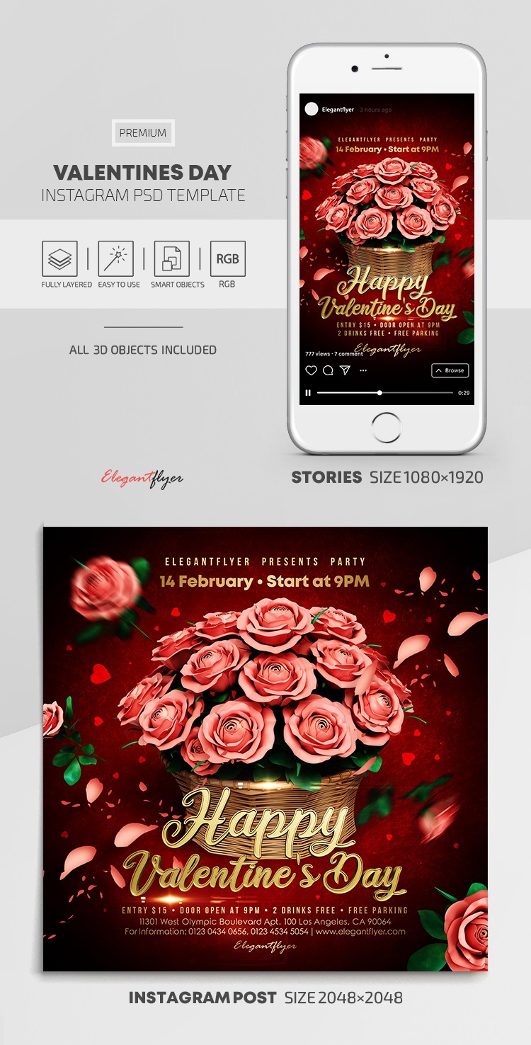 Día de San Valentín by ElegantFlyer