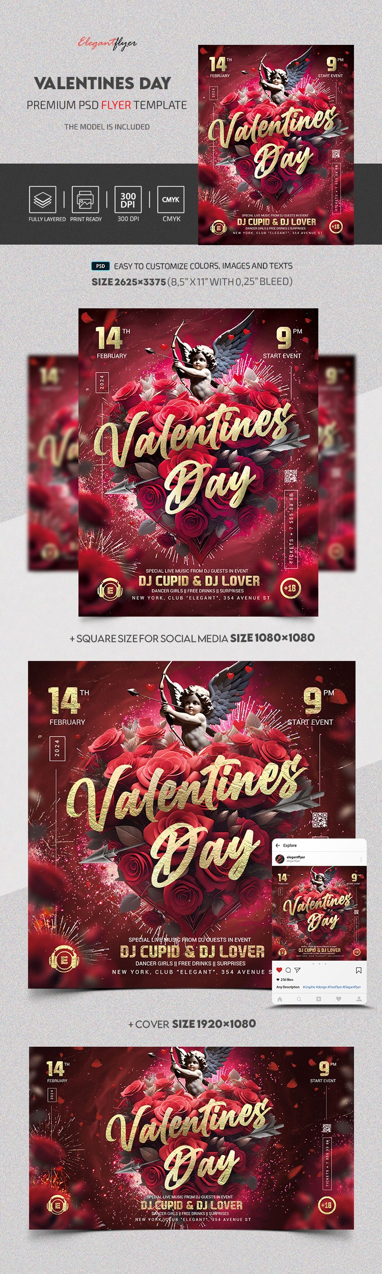 Valentines Day Party by ElegantFlyer