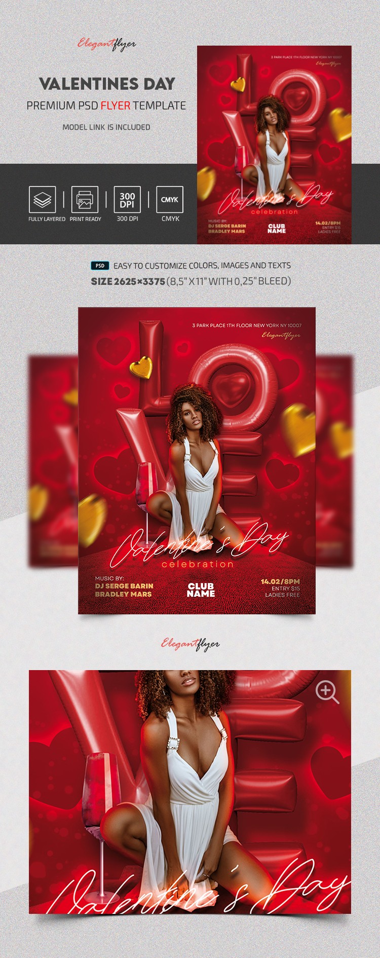 Valentine's Day Flyer by ElegantFlyer