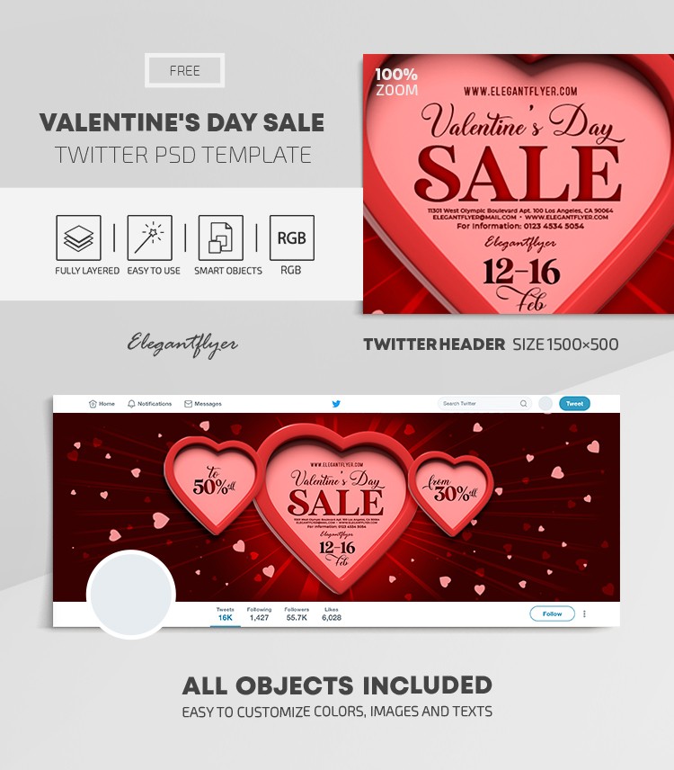 Valentine's Day Sale by ElegantFlyer