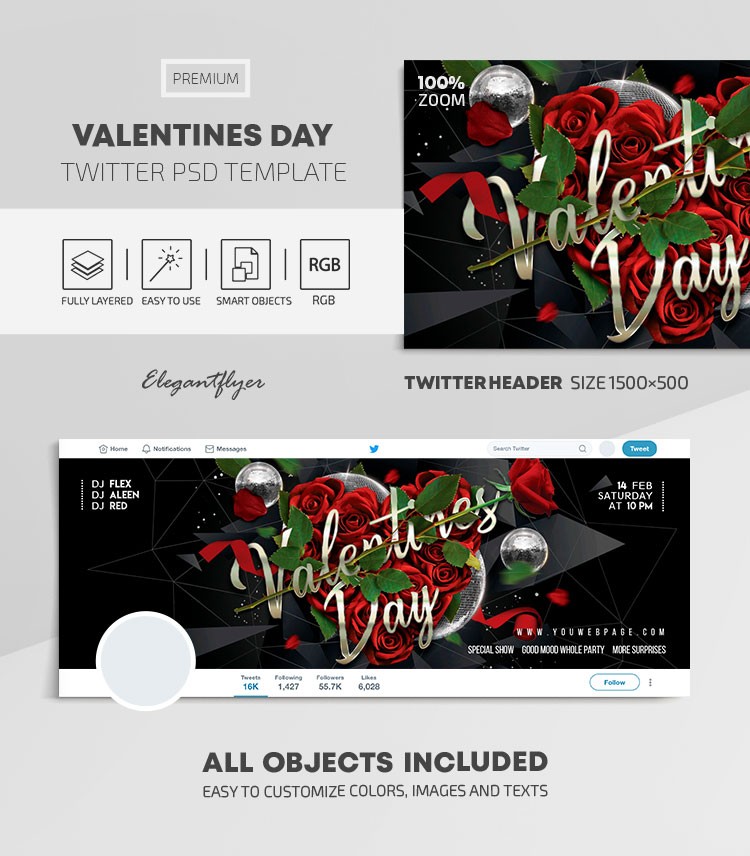 Día de San Valentín by ElegantFlyer