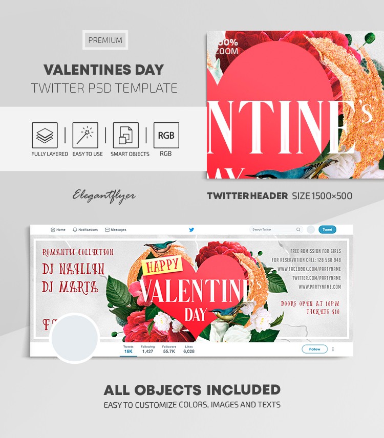 Día de San Valentín by ElegantFlyer