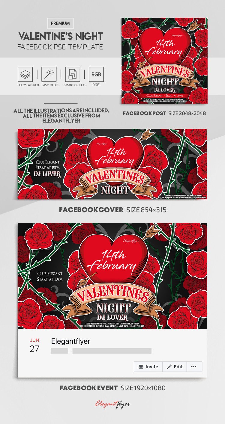 Nuit de la Saint-Valentin by ElegantFlyer