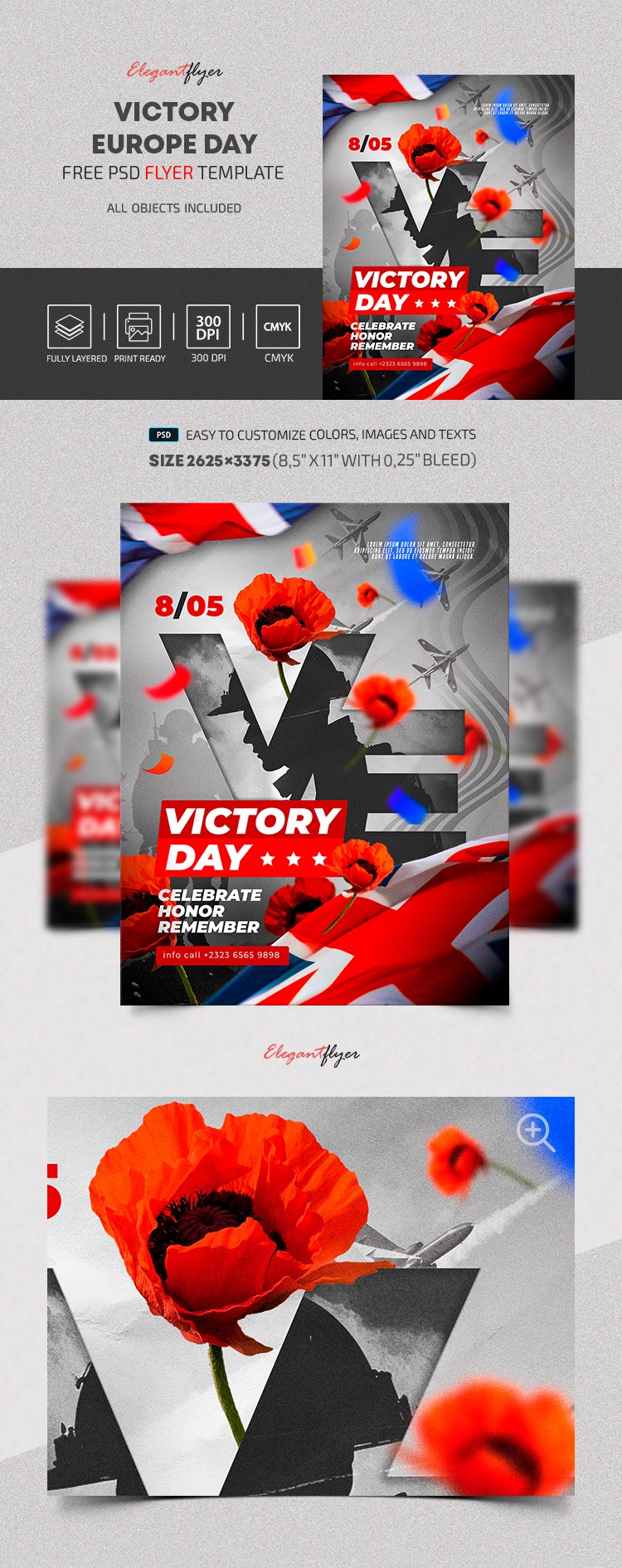 Dia da Vitória na Europa by ElegantFlyer