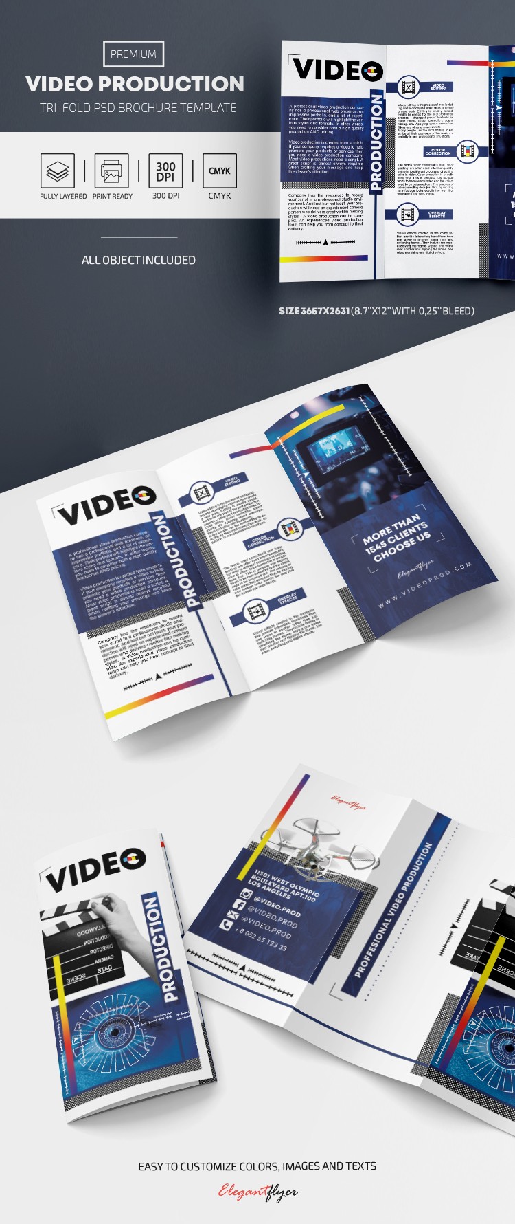 Video Production Brochure by ElegantFlyer