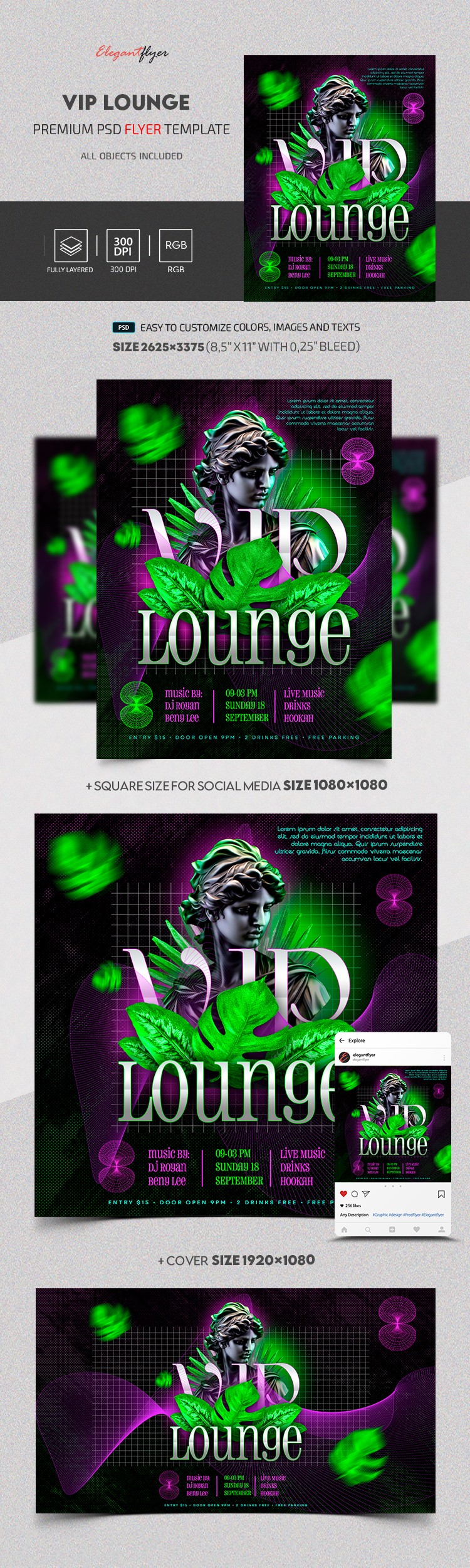 VIP Lounge by ElegantFlyer