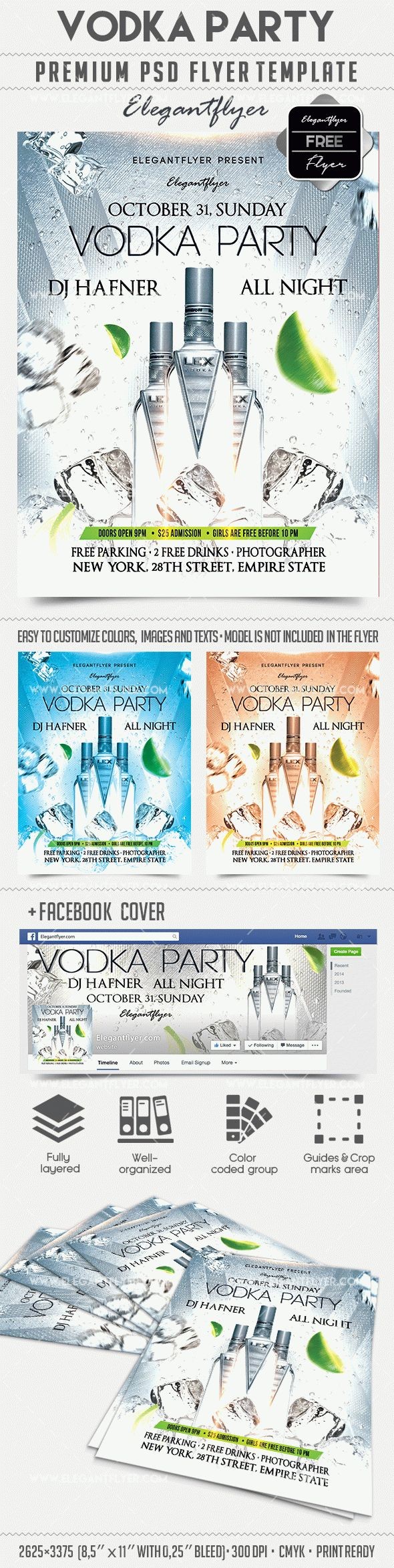 Vodka party by ElegantFlyer